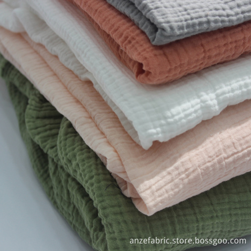 100%cotton double  gauze fabric